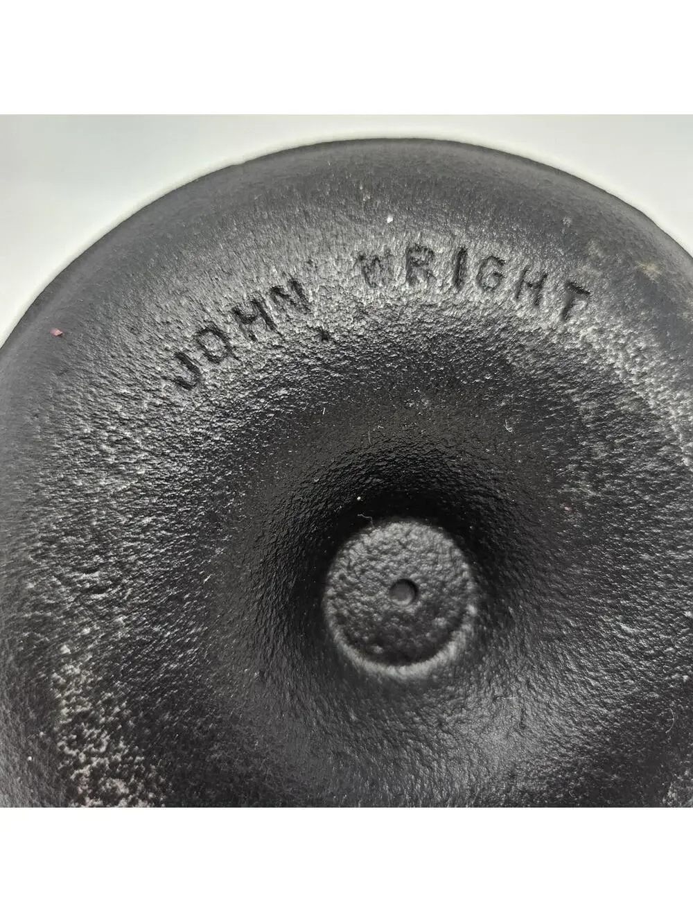 Rare! Vintage Cast Iron John Wright 2220B Chamber Handled Candlestick Holder